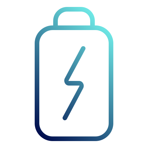 ekologiczna bateria Generic Gradient ikona