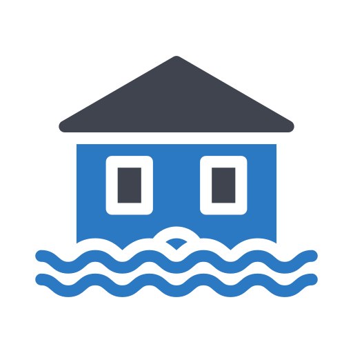 natural disaster Generic Blue icono
