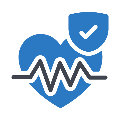 lebensversicherung Generic Blue icon