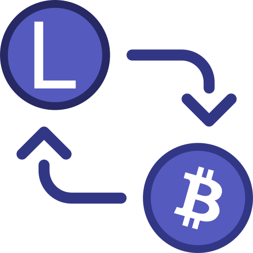 Bitcoin Generic Blue icon