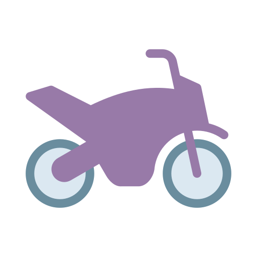 motocykl Vector Stall Flat ikona