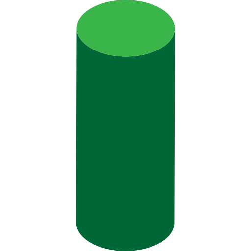 cylindre Generic Flat Icône