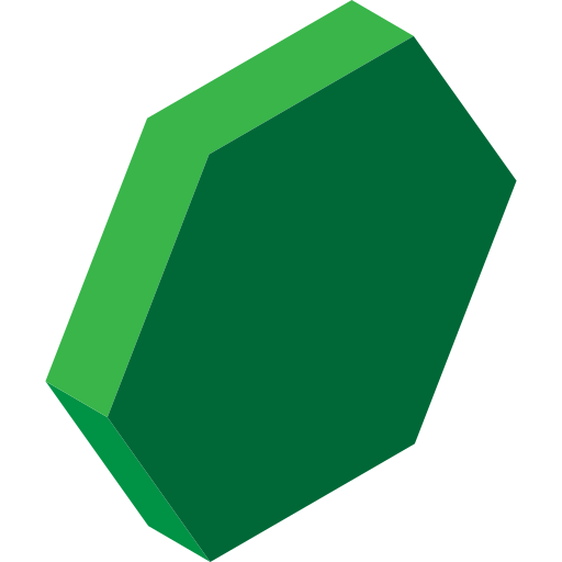 zeshoekig Generic Flat icoon