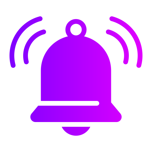 campana de notificación Generic Gradient icono