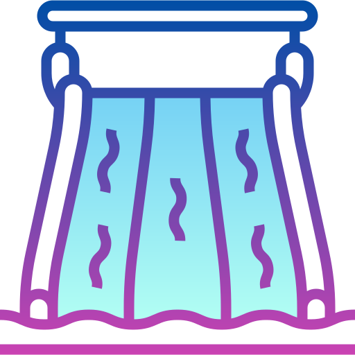 water park Detailed bright Gradient icon