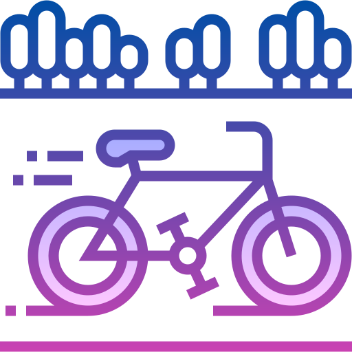 Bicycle Detailed bright Gradient icon