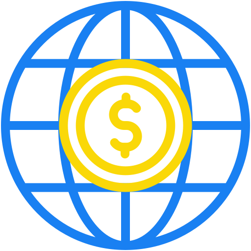 세계 경제 Generic Outline Color icon