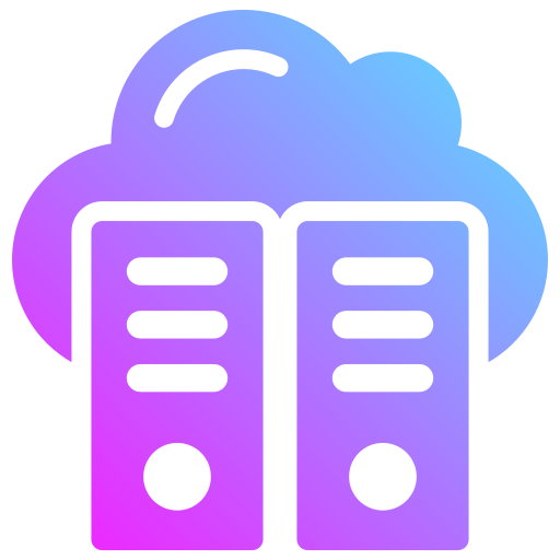base de datos en la nube Generic Flat Gradient icono