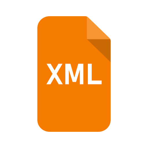 xml Generic Flat ikona