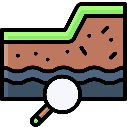 土壌 Generic Outline Color icon