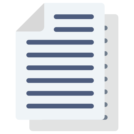 document Generic Flat icoon