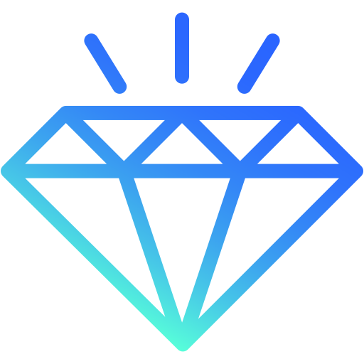 Diamond Generic Gradient icon