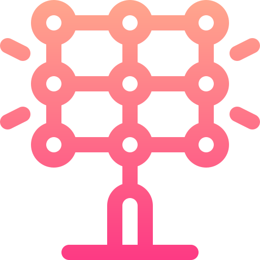 번개 Basic Gradient Lineal color icon