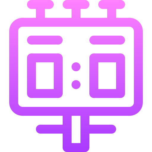 スコアボード Basic Gradient Lineal color icon
