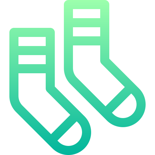 calzino Basic Gradient Lineal color icona
