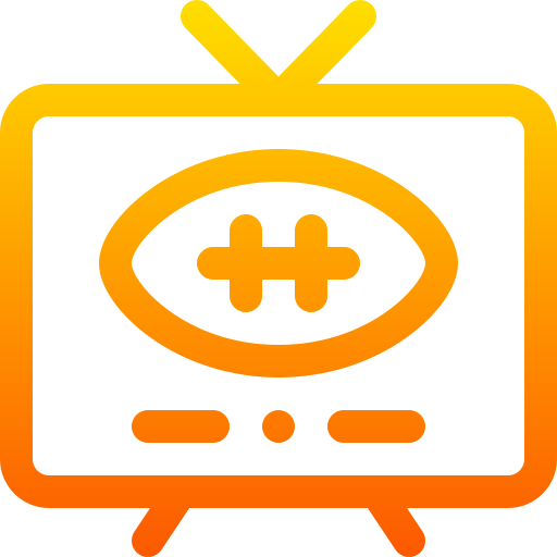 fernseher Basic Gradient Lineal color icon