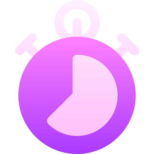 stopwatch Basic Gradient Gradient icoon