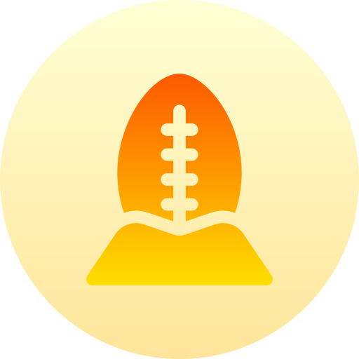 rugby ball Basic Gradient Circular icon