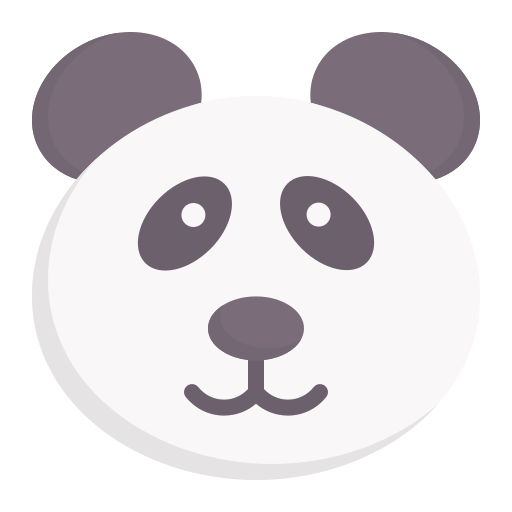 Панда Generic Flat иконка