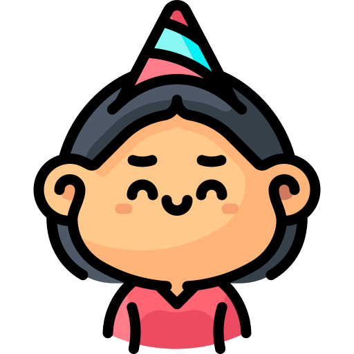 Birthday girl Special Lineal color icon