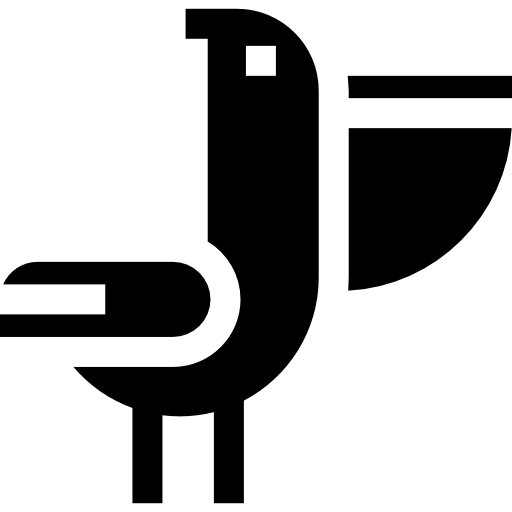 pelícano Basic Straight Filled icono