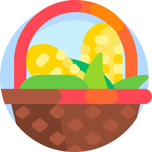 トウモロコシ Detailed Flat Circular Flat icon