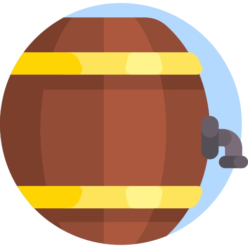 barril Detailed Flat Circular Flat icono