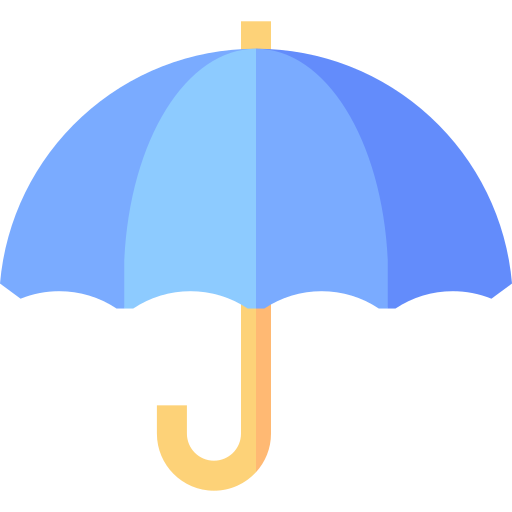 Umbrella Basic Straight Flat icon