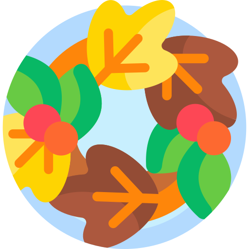 jesień Detailed Flat Circular Flat ikona