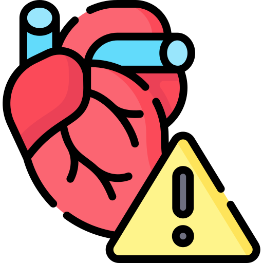 cardiopatia Special Lineal color icona