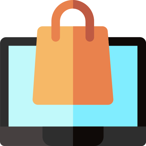 온라인 쇼핑 Basic Rounded Flat icon