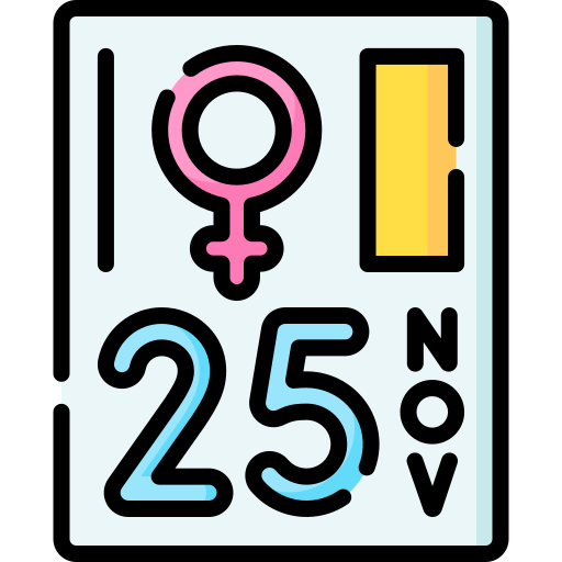 International Day for the Elimination of Violence against Women Special Lineal color icon