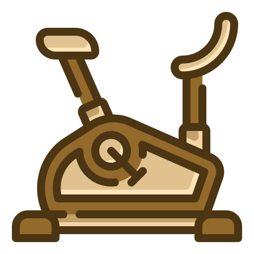 Stationary Bike Generic Outline Color icon