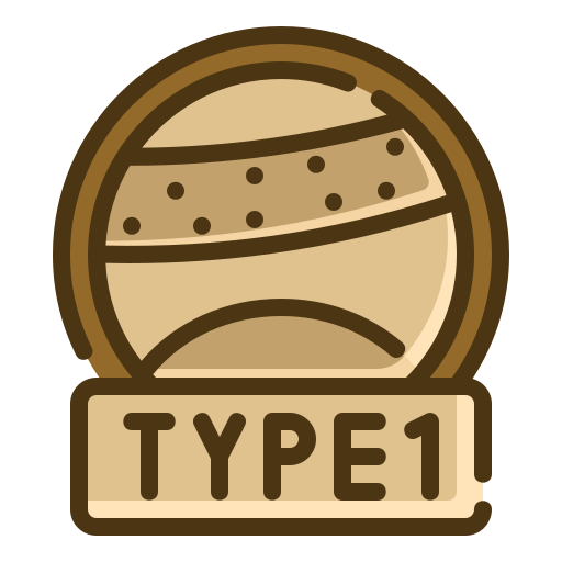 Type 1 Generic Outline Color icon