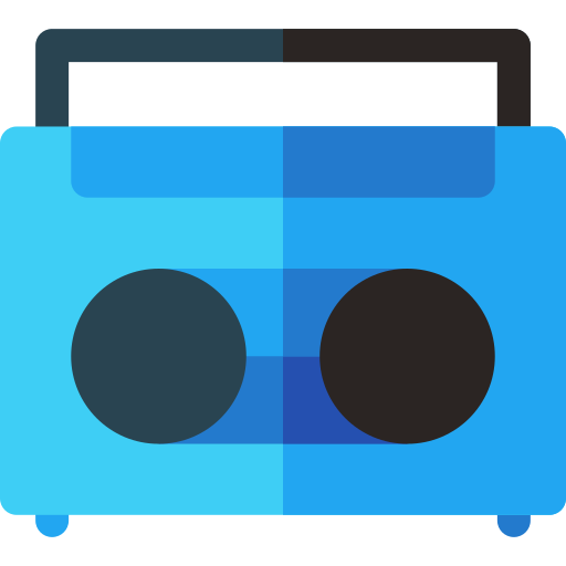 Boombox Basic Rounded Flat icon