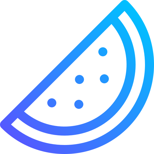 wassermelone Basic Gradient Lineal color icon