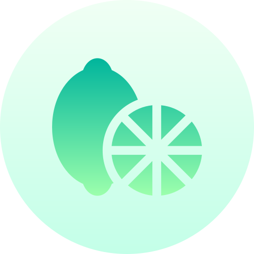 cytrynowy Basic Gradient Circular ikona