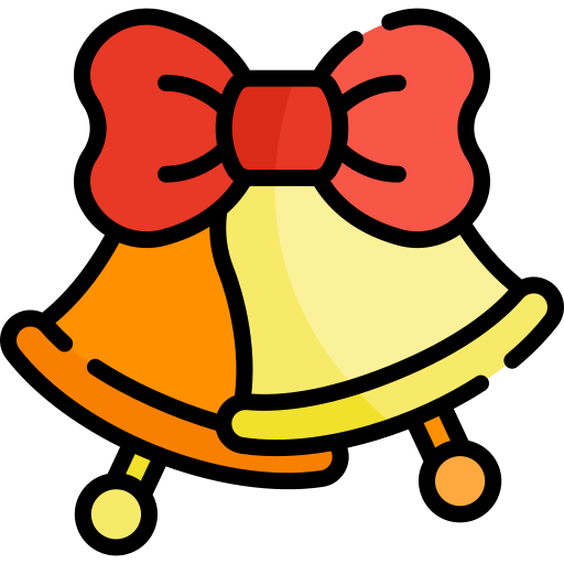 weihnachtsglocke Kawaii Lineal color icon