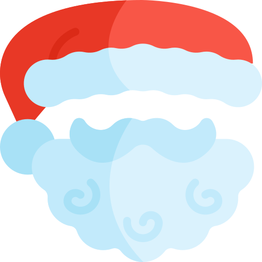 Santa Claus Kawaii Flat icon