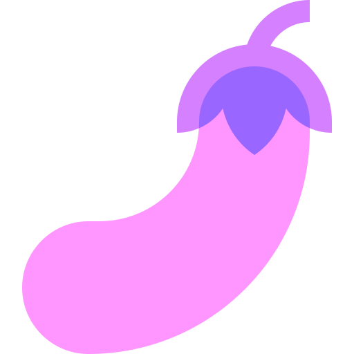 Eggplant Basic Sheer Flat icon