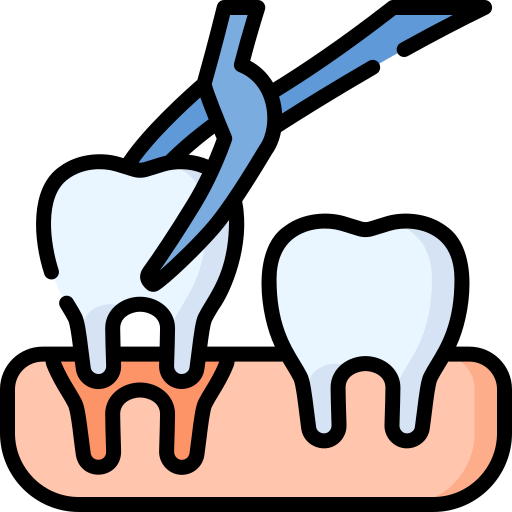extracción dental Special Lineal color icono