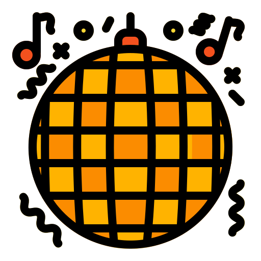 boule disco Generic Outline Color Icône