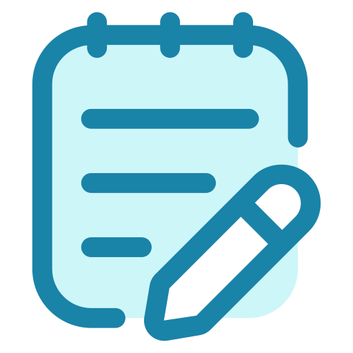 Notepad Generic Blue icon