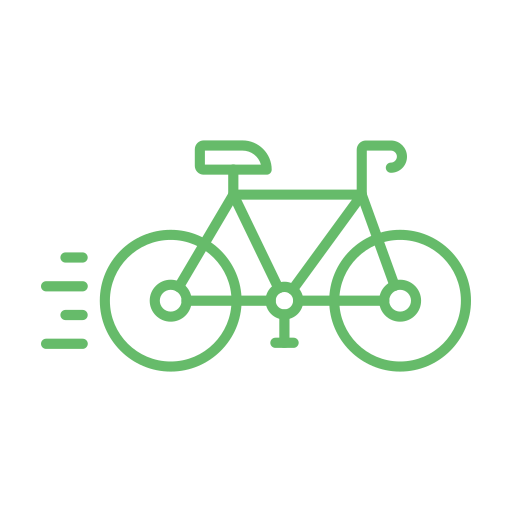 Катание на велосипеде Generic Simple Colors иконка