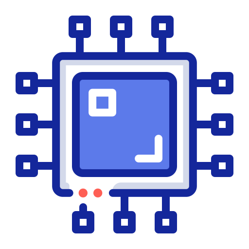 Chip Generic Outline Color icon