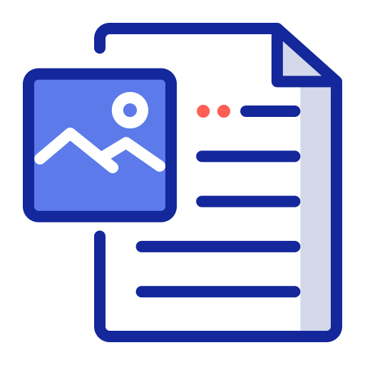 File Generic Outline Color icon