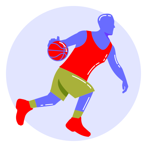 basketball Generic Rounded Shapes Icône