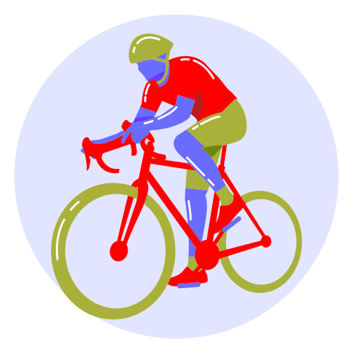 bicicleta Generic Rounded Shapes icono