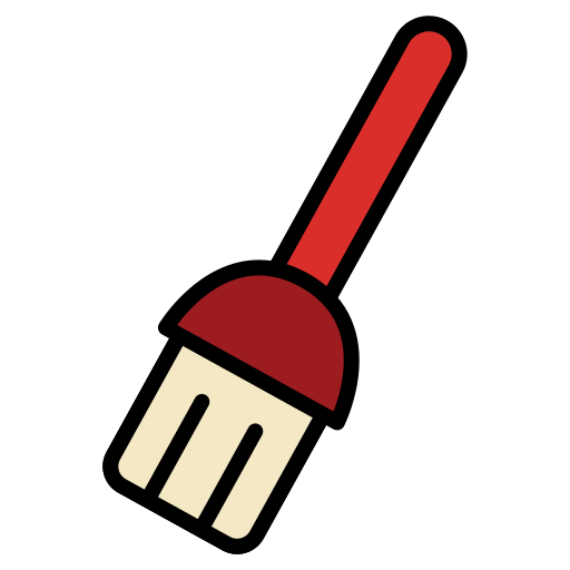 Pastry brush Generic Outline Color icon