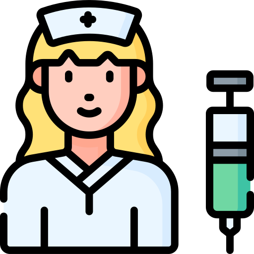 enfermera Special Lineal color icono